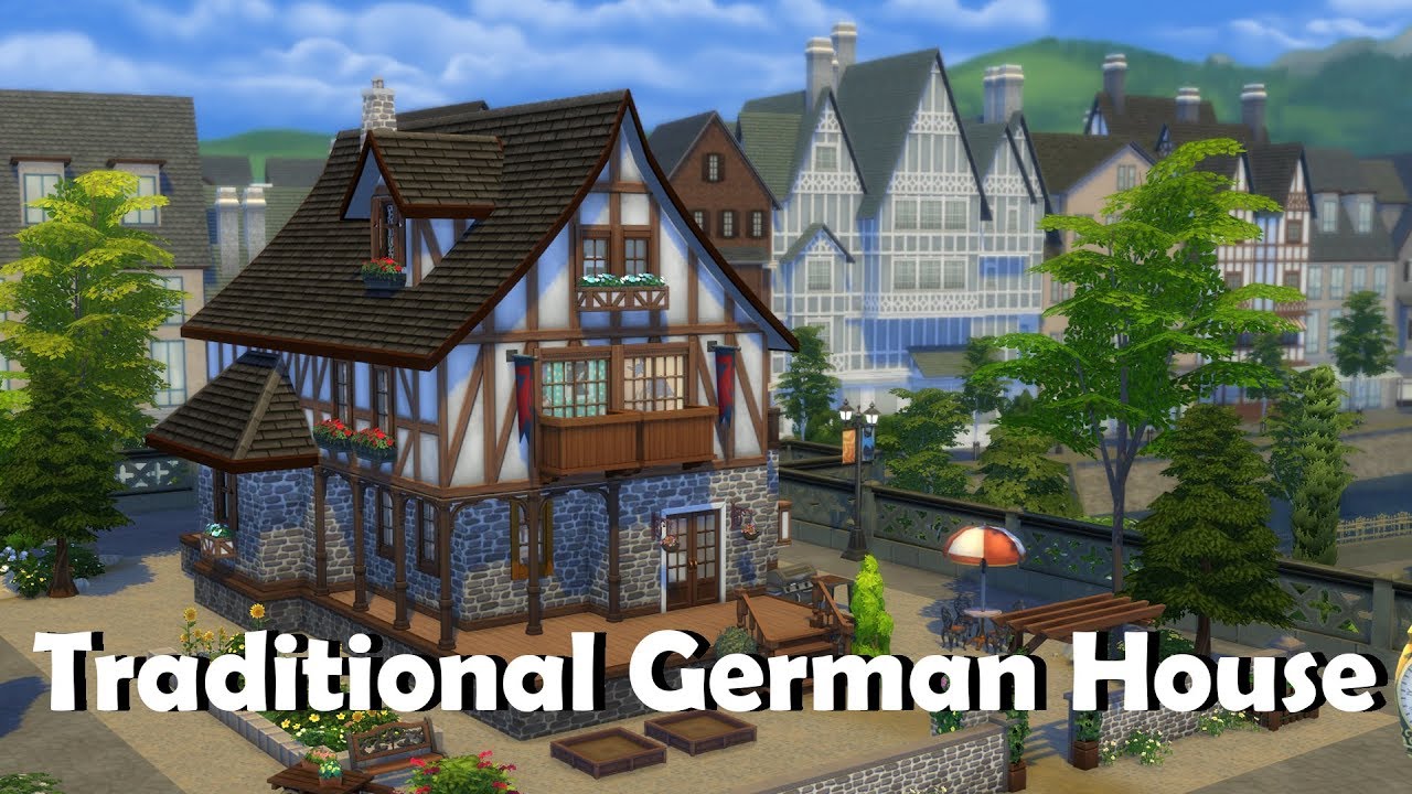Sims 4 | House Building | Traditional German House