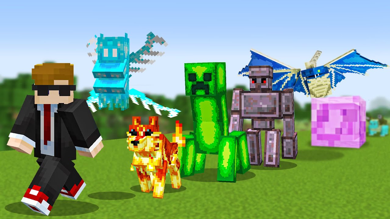 Minecraft, но вы можете улучшить любого моба...