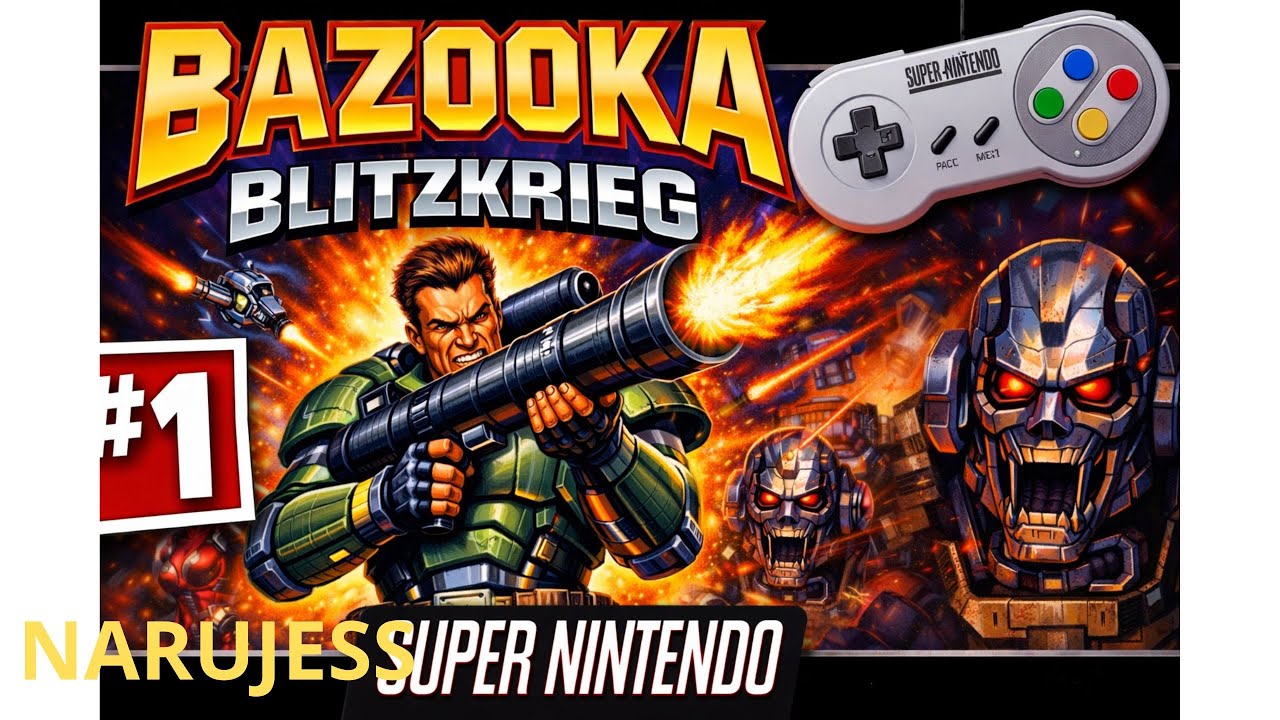 Bazooka Blitzkrieg - Super Nintendo (let's play FR)