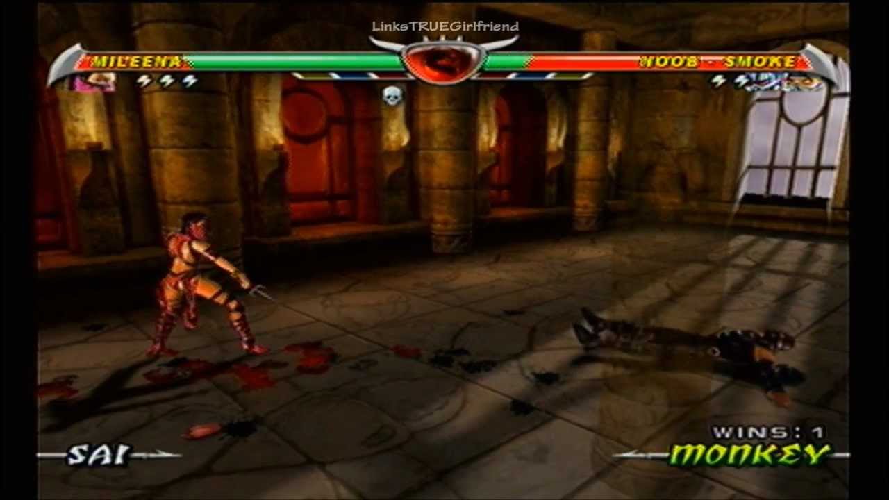 Mortal Kombat: Deception - Mileena vs. Noob Smoke