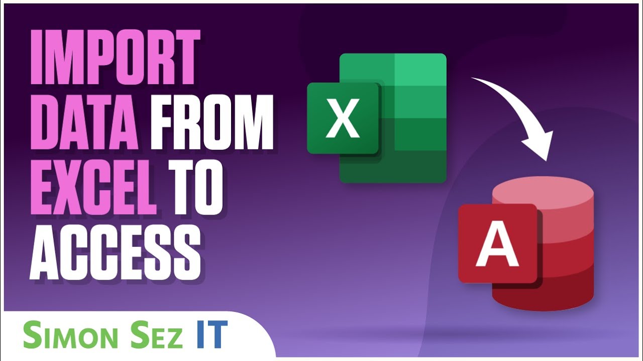 Импорт данных из Excel в Microsoft Access
