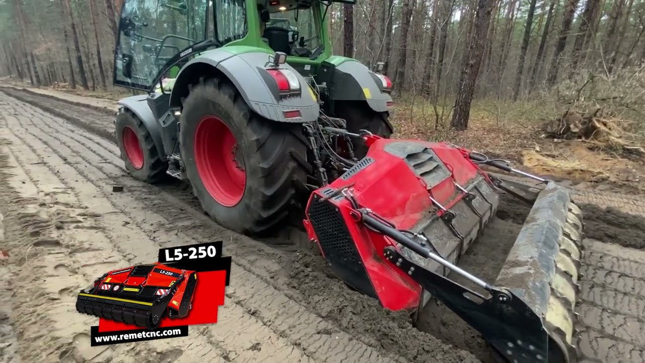 Mulczer leśny F5-250 i mulczer wgłębny  L5-250, FREZA :) Forestry Mulchers & Tillers