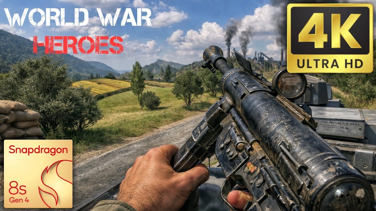 World War Heroes : Snapdragon 8s Gen 4 16GB ( 4K Maximum Setting ) 
