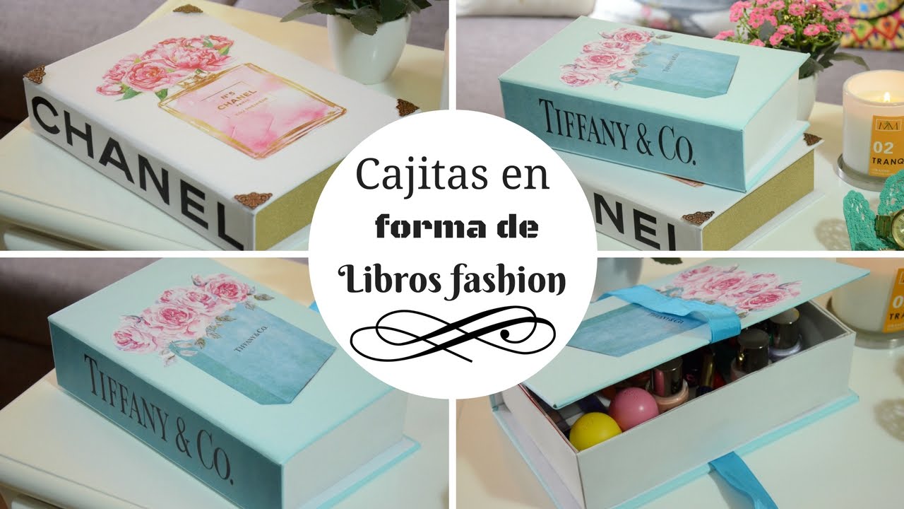 HAZ UNA CAJITA EN FORMA DE LIBRO FASHION