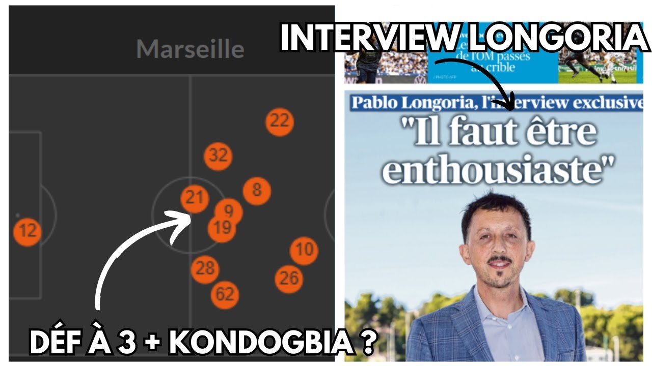 Kondogbia toujours debout, OM/Lorient, LONGORIA dans les médias...