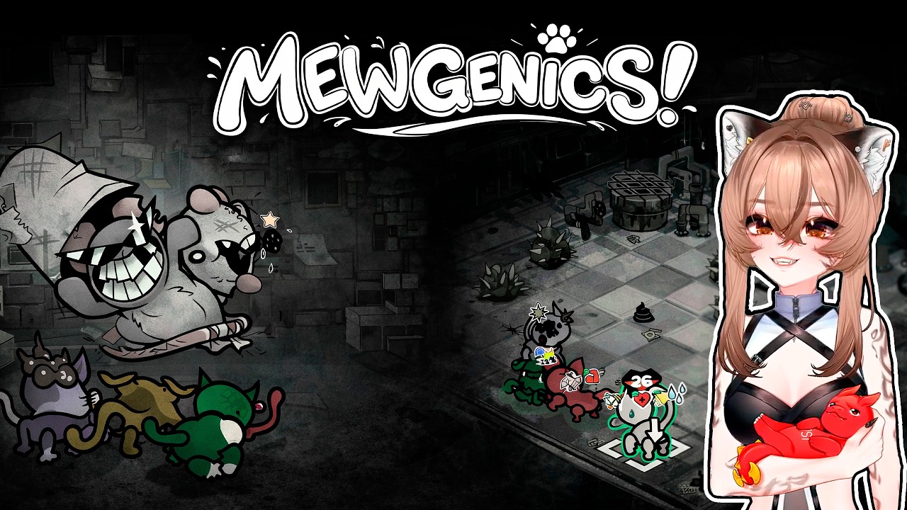 Камыш смотрит новую БЕЗУМНУЮ игру Mewgenics | Highlights