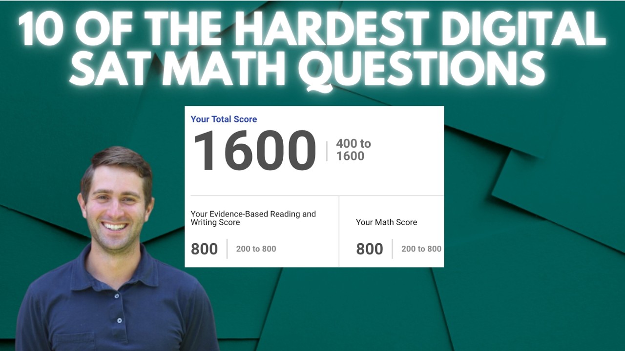 10 Advanced Digital SAT Math Questions
