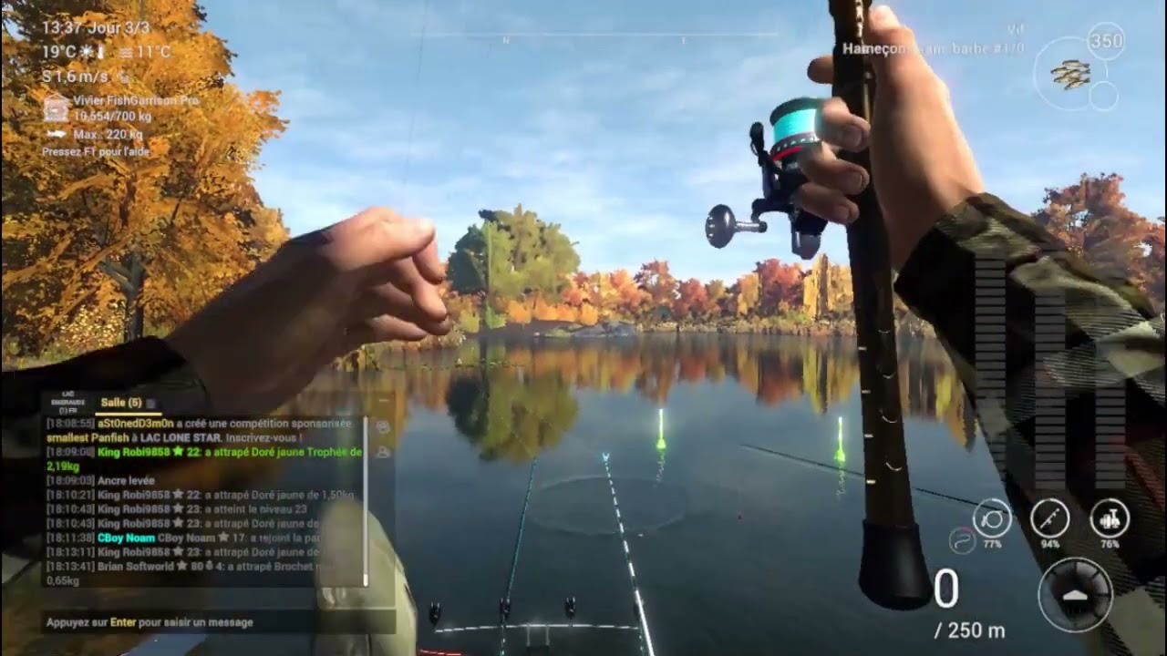 Lac Emeraude - Tous les poissons - Fishing Planet