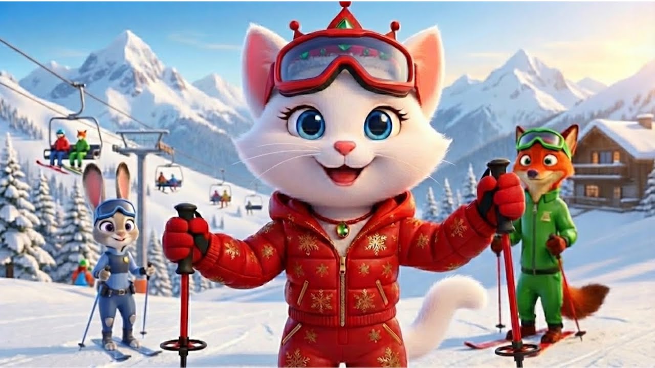 This Kitten’s Most Magical Vacation Ever With Nick & Judy! 🎄🐱✨ | Ai Cat Story