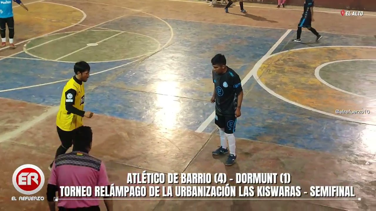 ATLÉTICO DE BARRIO (4) - DORMUNT (1).CAMPEONATO RELÁMPAGO DE LA URBANIZACIÓN LAS KISWARAS.