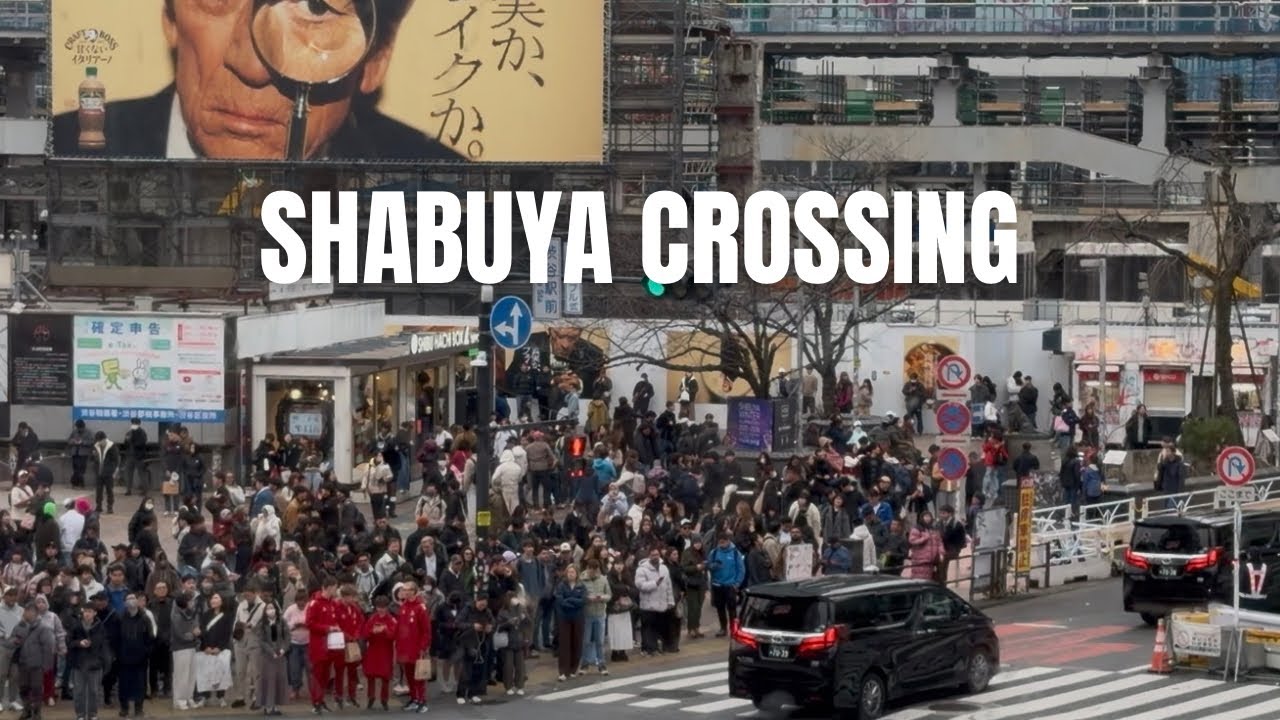 famous Shabuya Crossing Tokyo Japan