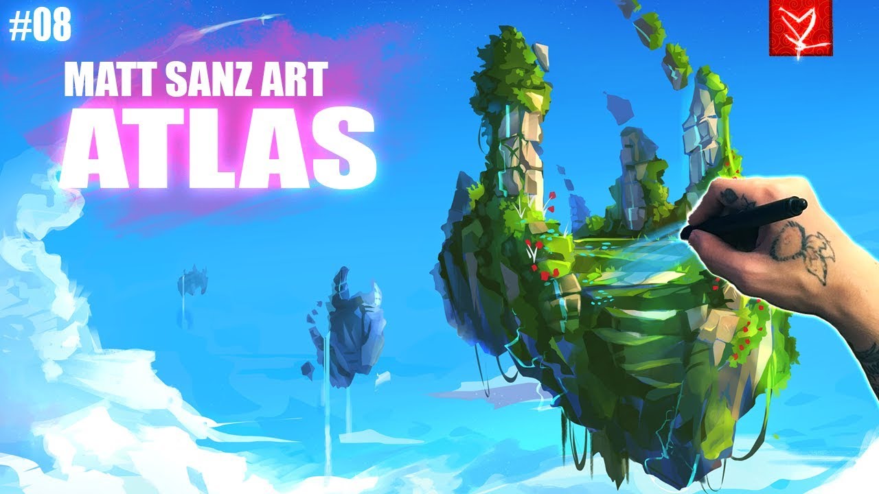 Drawing Concept Art for Games! (Speedpainting)