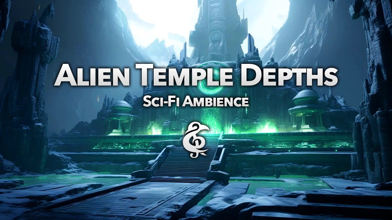 Alien Temple Depths | Creepy, Eerie, Ominous | 3 Hours