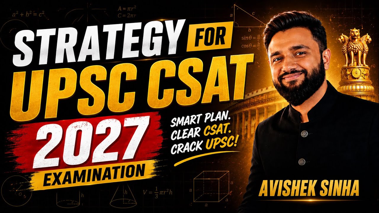 Strategy to clear UPSC CSAT 2027 Examination | 1 year ROADMAP | Classes start from 12 June onwards |