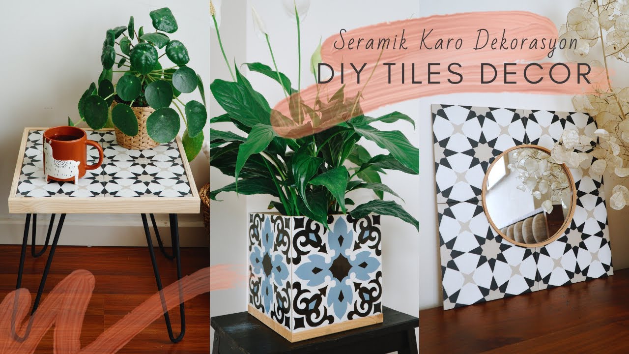 Seramik Karolarla Yapabileceğiniz Bu Fikirlere Bayılacaksınız! / DIY Tiles Ideas