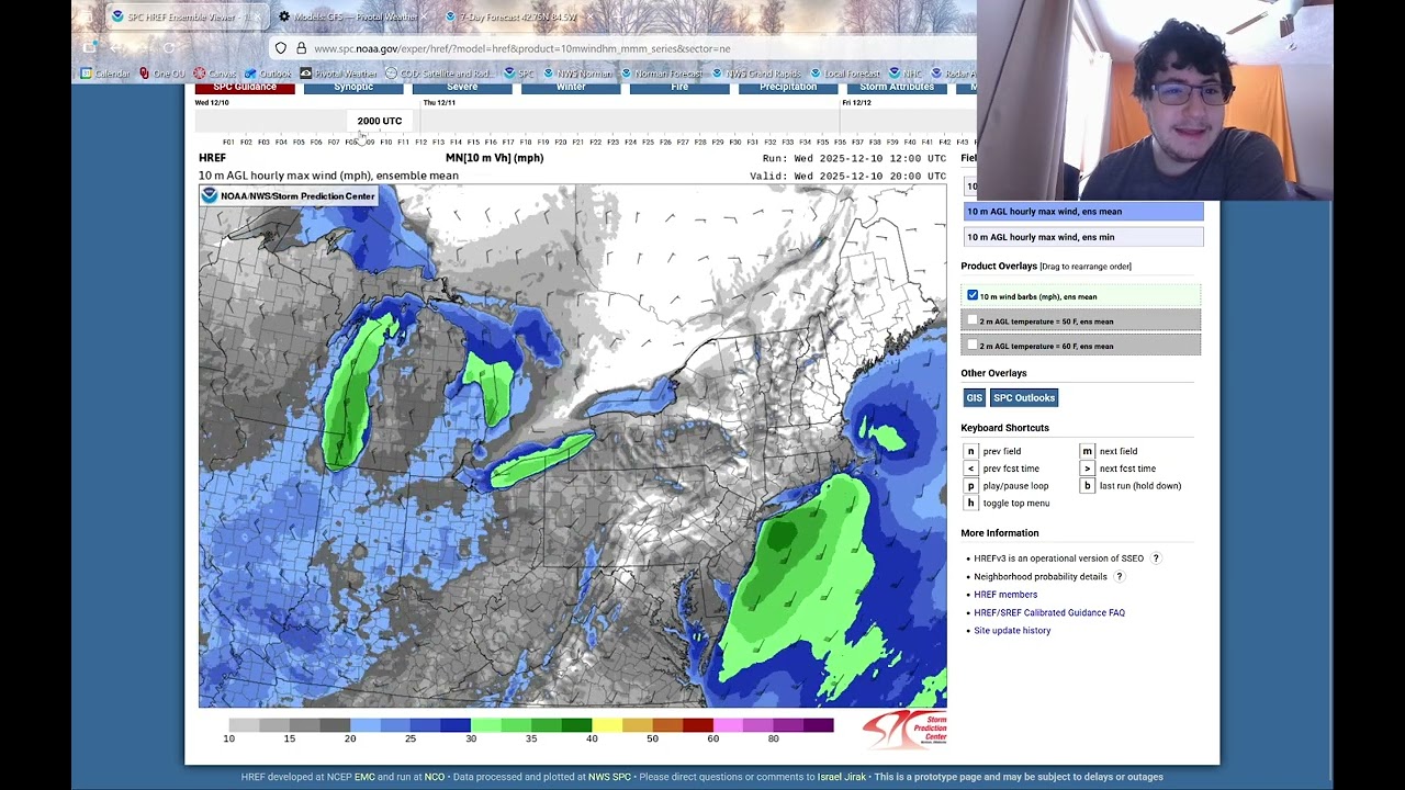 December 10th, 2025 Lansing Area Forecast