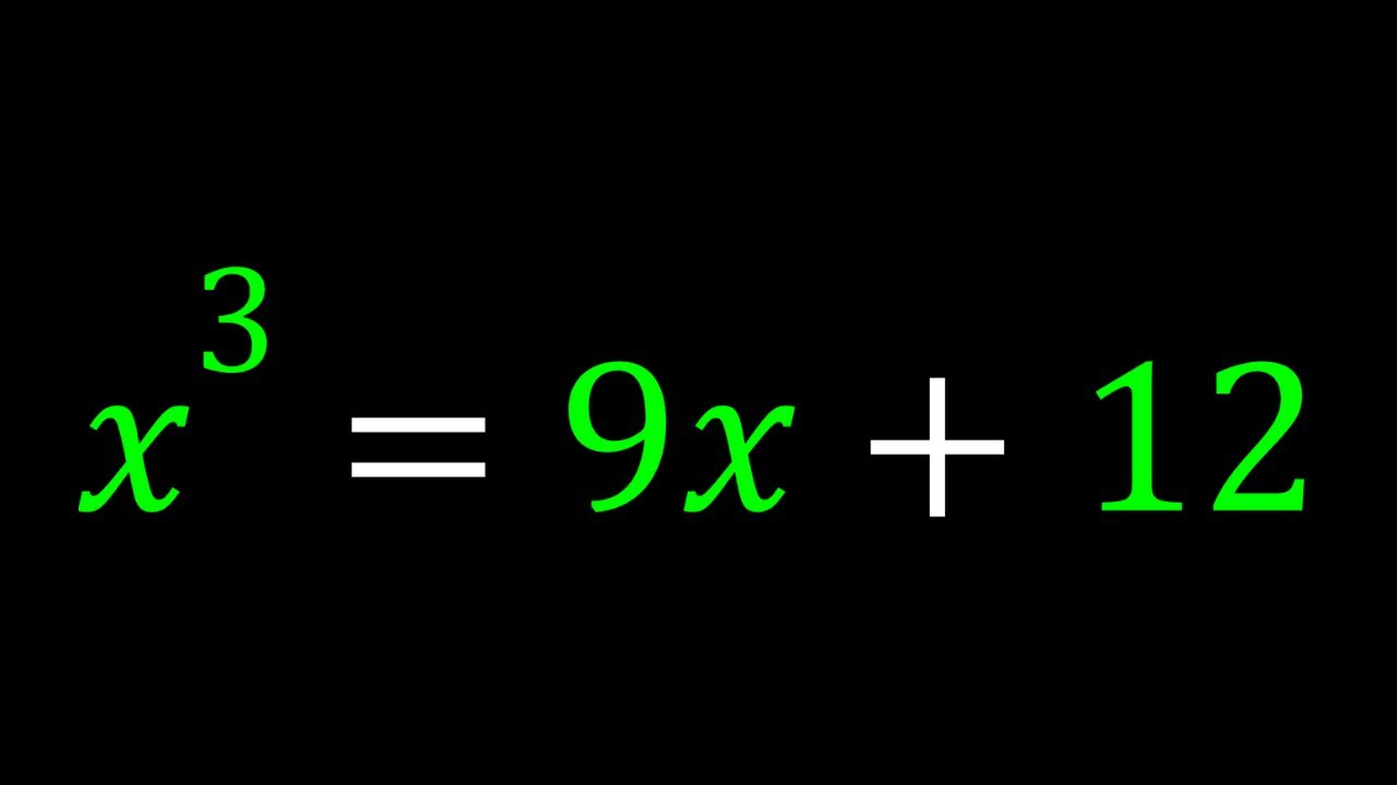Can You Solve A Nice Cubic? #polynomials