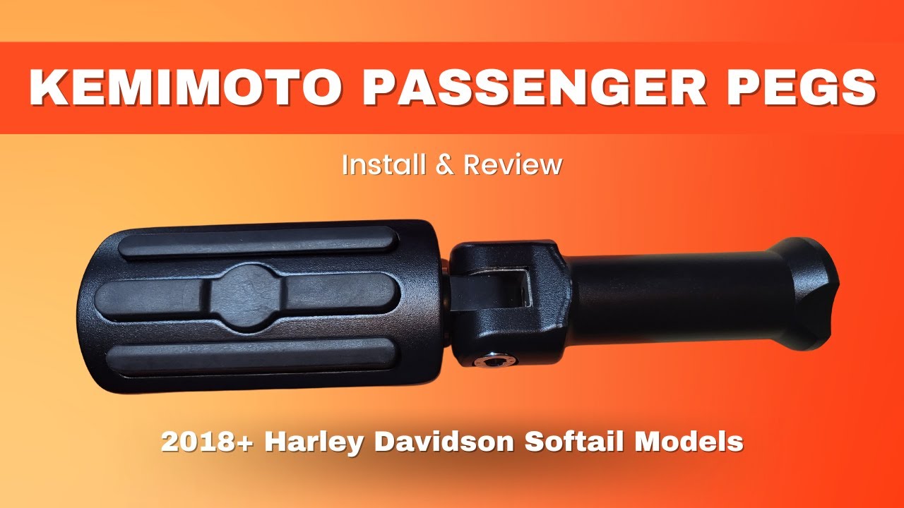 KEMIMOTO Passenger Foot Peg Installation and Review