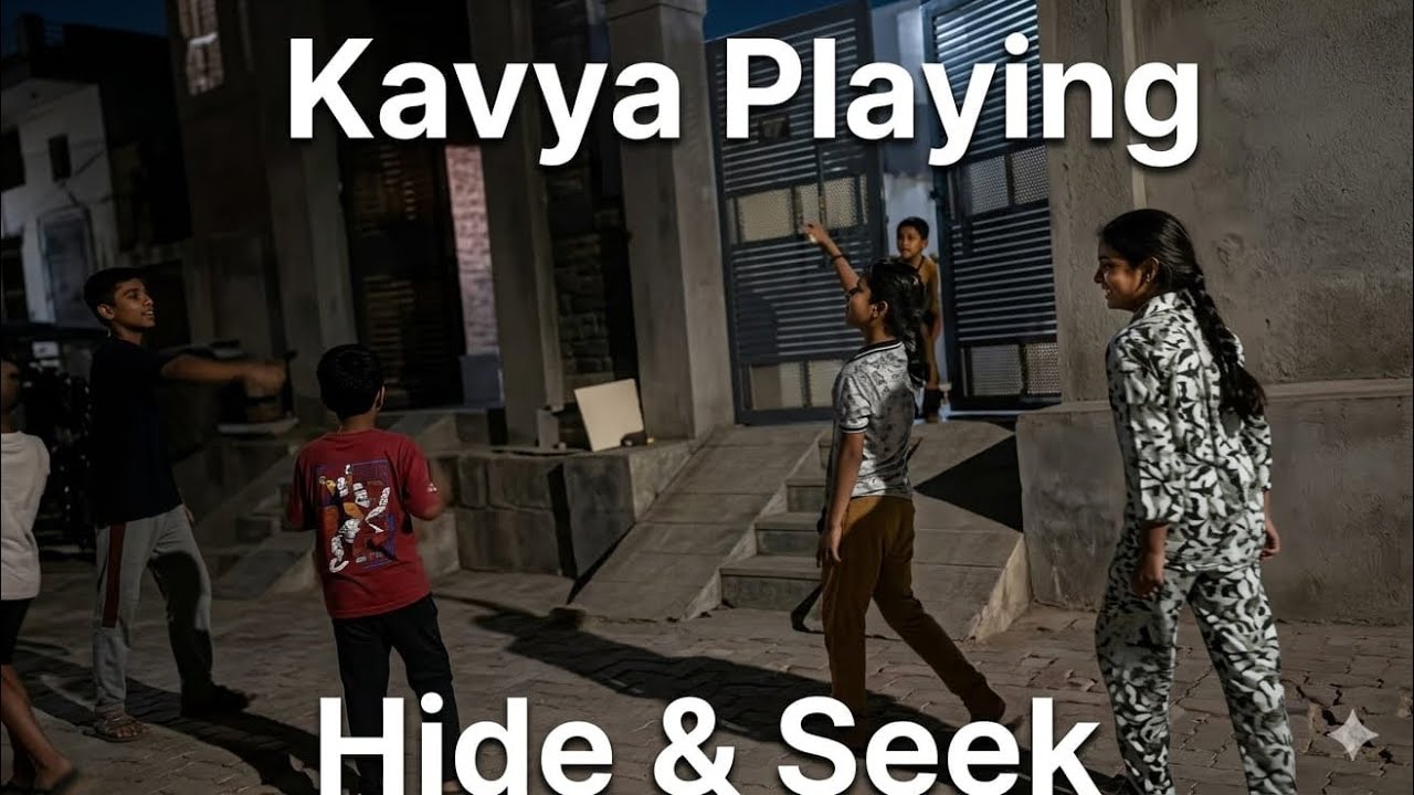Kavya khel rhi hai hide and seek🤫😜