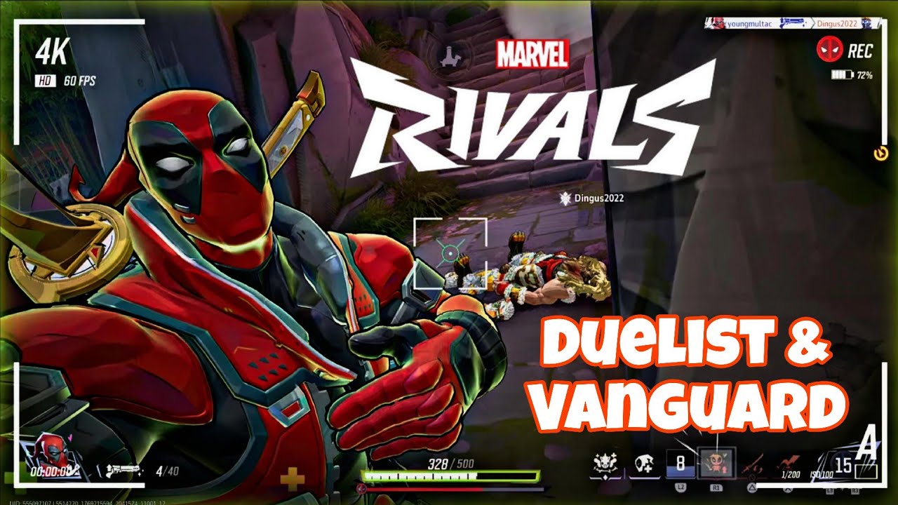 DEADPOOL ⚔️🛡️ Duelist & Vanguard Highlight Matches Showcase In Marvel Rivals