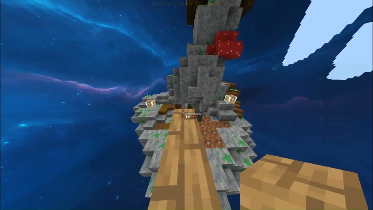 Clapping kids after hitting bronze in nethergames skywars
