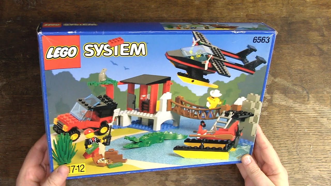 unbox, build and review of Legoset 6563: Gator Landing from 1996! #lego