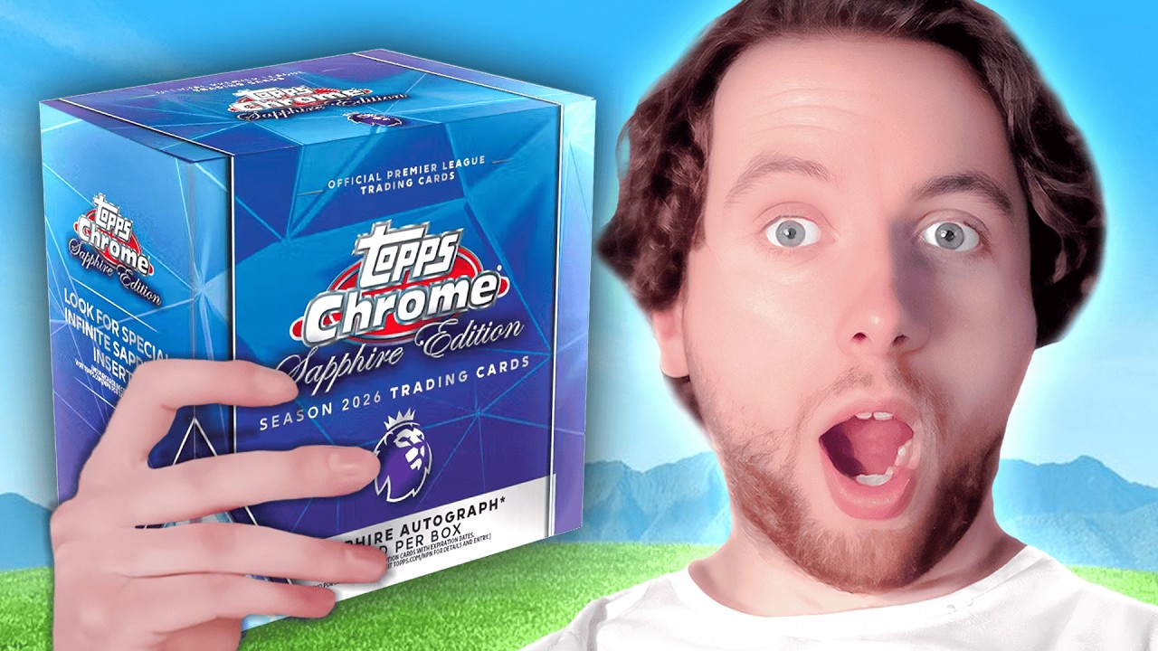 Я открыл 10 коробок с карточками Topps Premier League Sapphire! (более 6000 фунтов стерлингов)