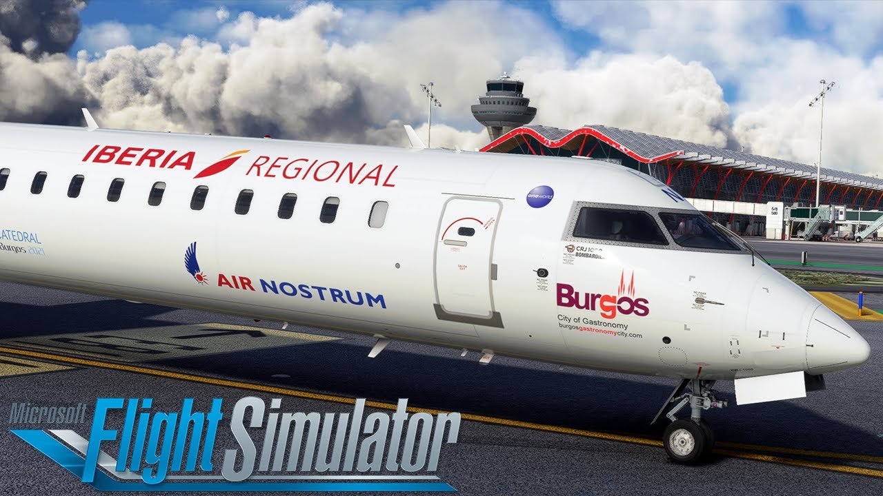 MICROSOFT FLIGHT SIMULATOR // CRJ1000 AIR NOSTRUM MADRID-GRANADA