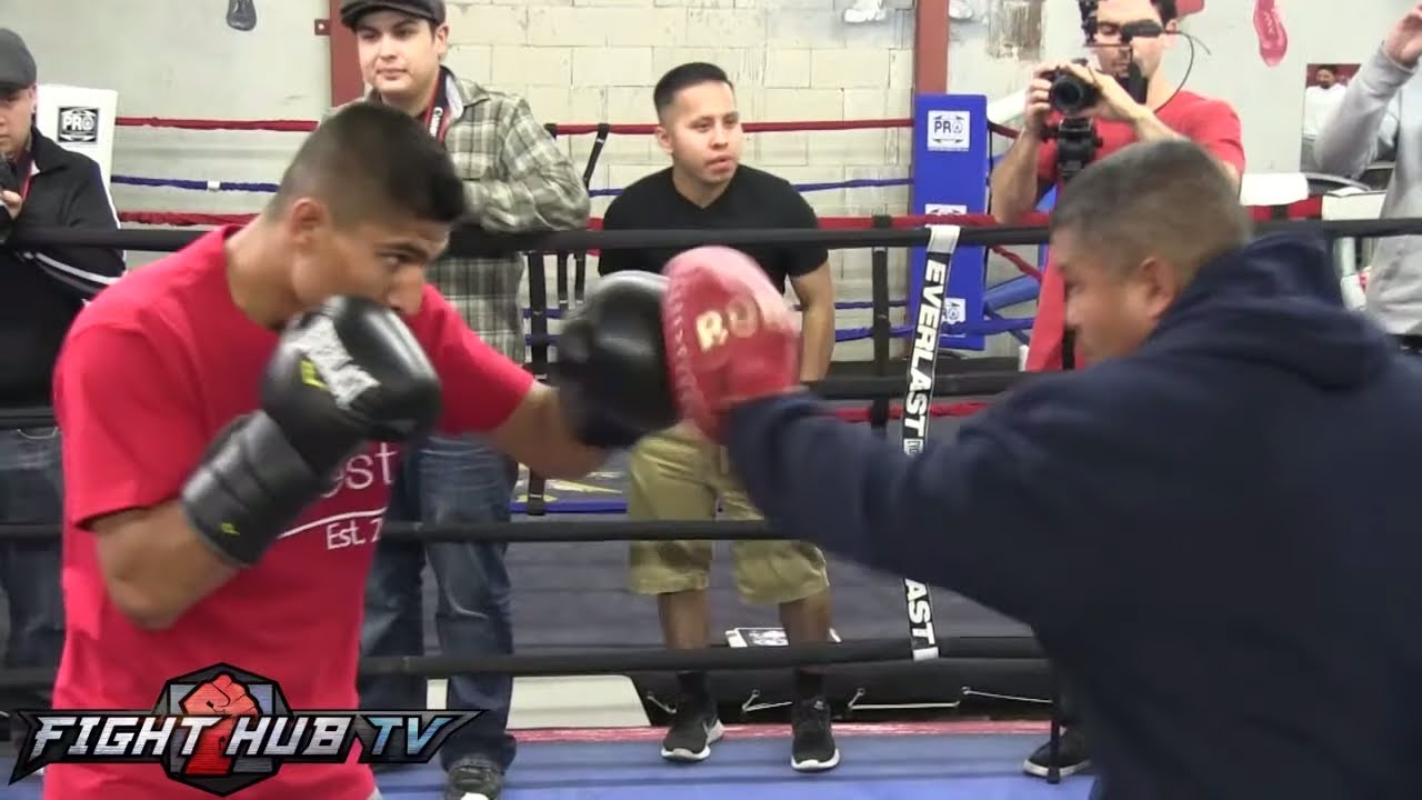 Mikey Garcia vs.  Juan Carlos Burgos- Garcia full media workout video (HD)