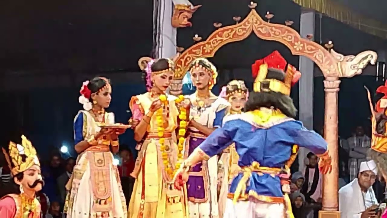 সীতা সয়ম্বৰ। ৰজা সকলৰ প্ৰবেশ।