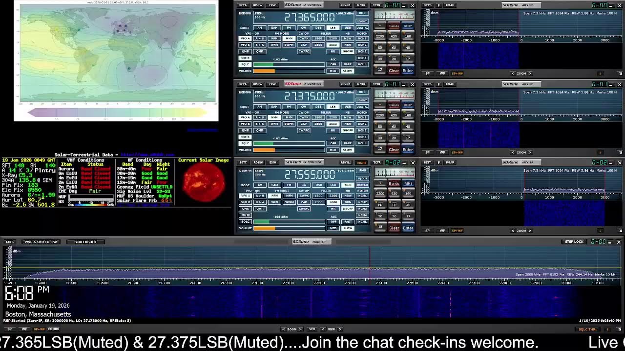 Live CB Radio Videogates Skip & DX 0605 - WE GOT THE DX!