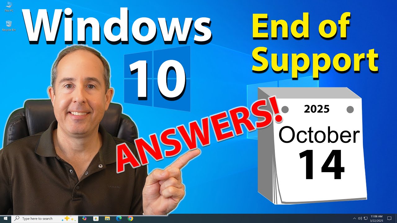 ⚠️Окончание поддержки Windows 10 | Что вам НУЖНО знать