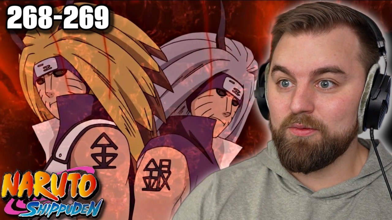 NINE-TAILS CHAKRA!? DARUI VS GINKAKU AND KINKAKU! | Reaction & Analysis to Shippuden 268 & 269