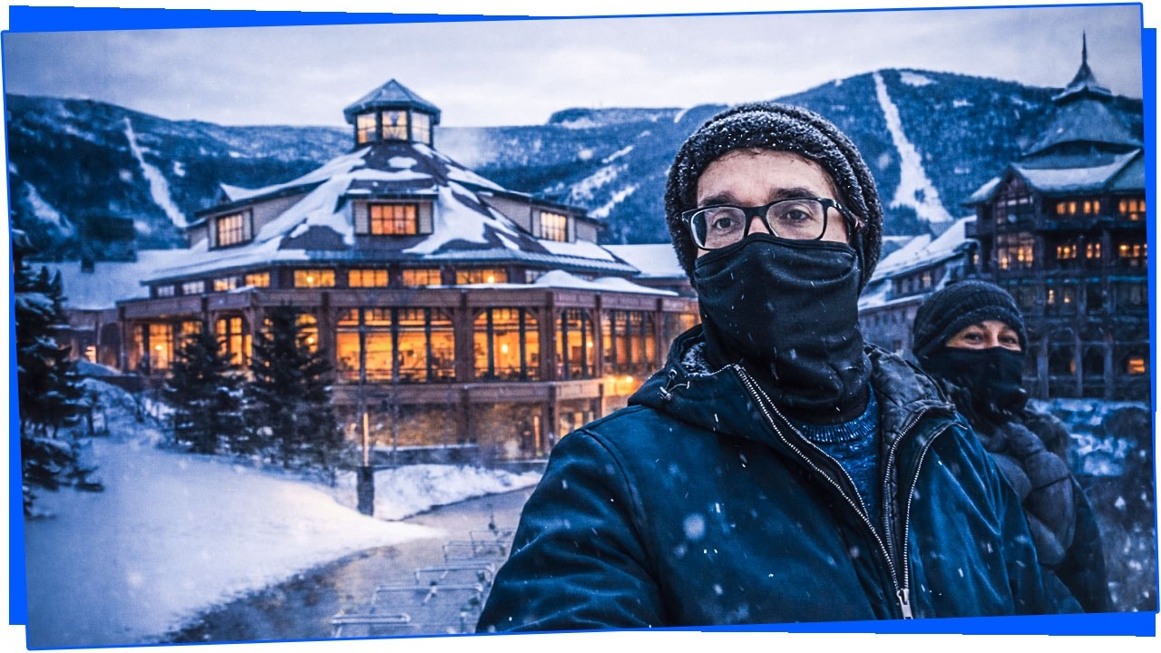 PEGUEI NEVE PELA PRIMEIRA VEZ - Stowe Mountain Resort, Vermont