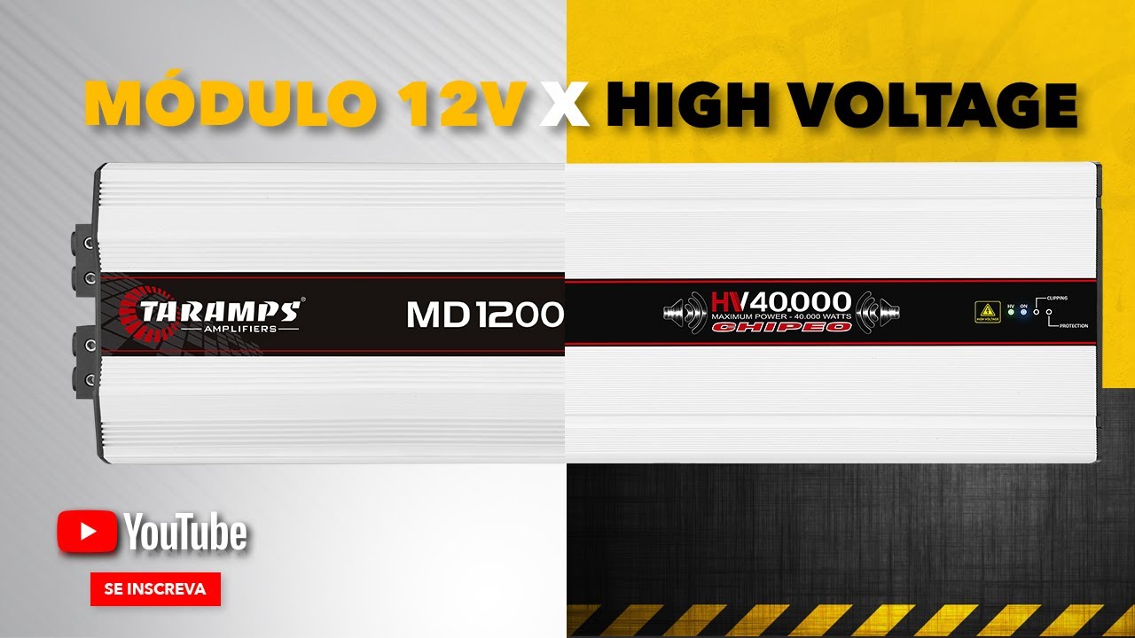 Módulo Amplificador Taramps 12 Volts ou Alta 