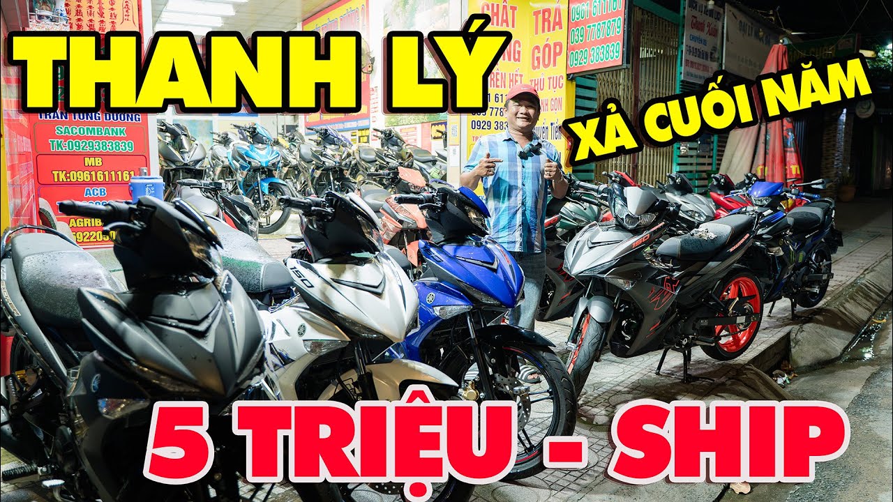 XẢ CUỐI NĂM XE LƯỚT EXCITER 150 155 ABS WINNER V1 V3  AB VARIO SONIC SỐC 5 TRIỆU XE MÁY GIÁ RẺ