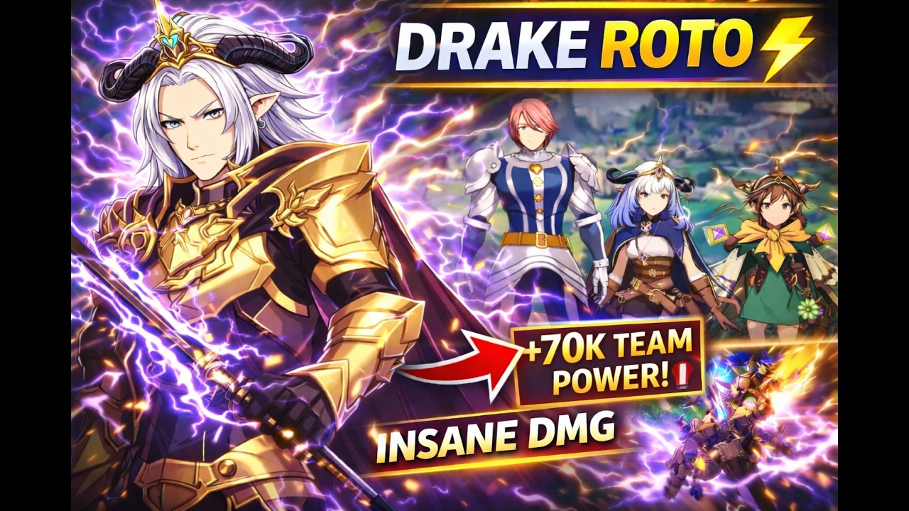 THE MOST BROKEN LIGHTNING TEAM ⚡ | INSANE Drake DPS in 7DS Origins