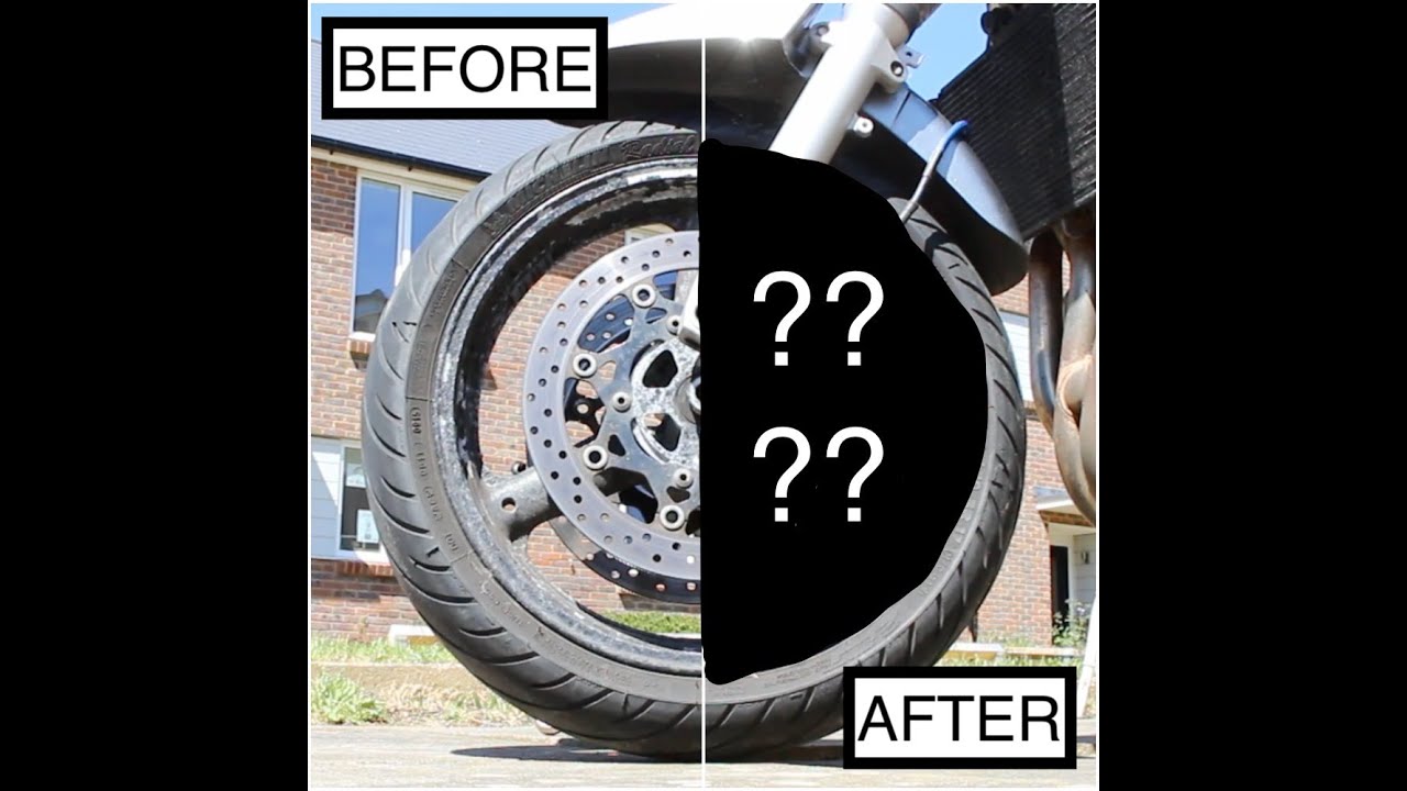 HOW TO SPRAY PAINT ALLOY MOTORCYCLE WHEELS - PRIMER VS NON PRIMER | 650 BANDIT PROJECT