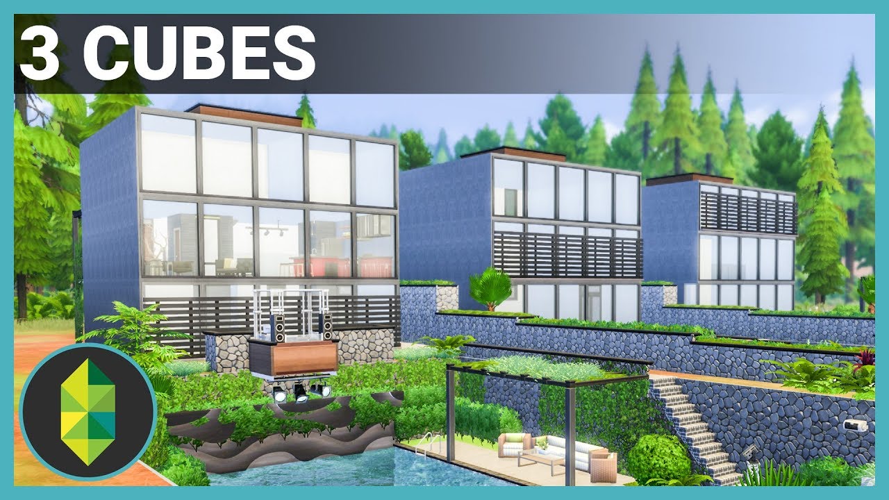 3 CUBES - The Sims 4 House Build