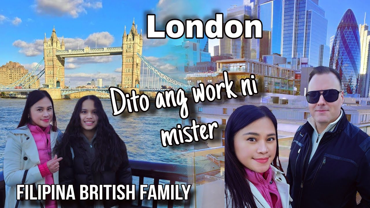 Filipina Briitish Life in UK | Dinala Kami ni Mister sa Work Place niiya | London Vlog