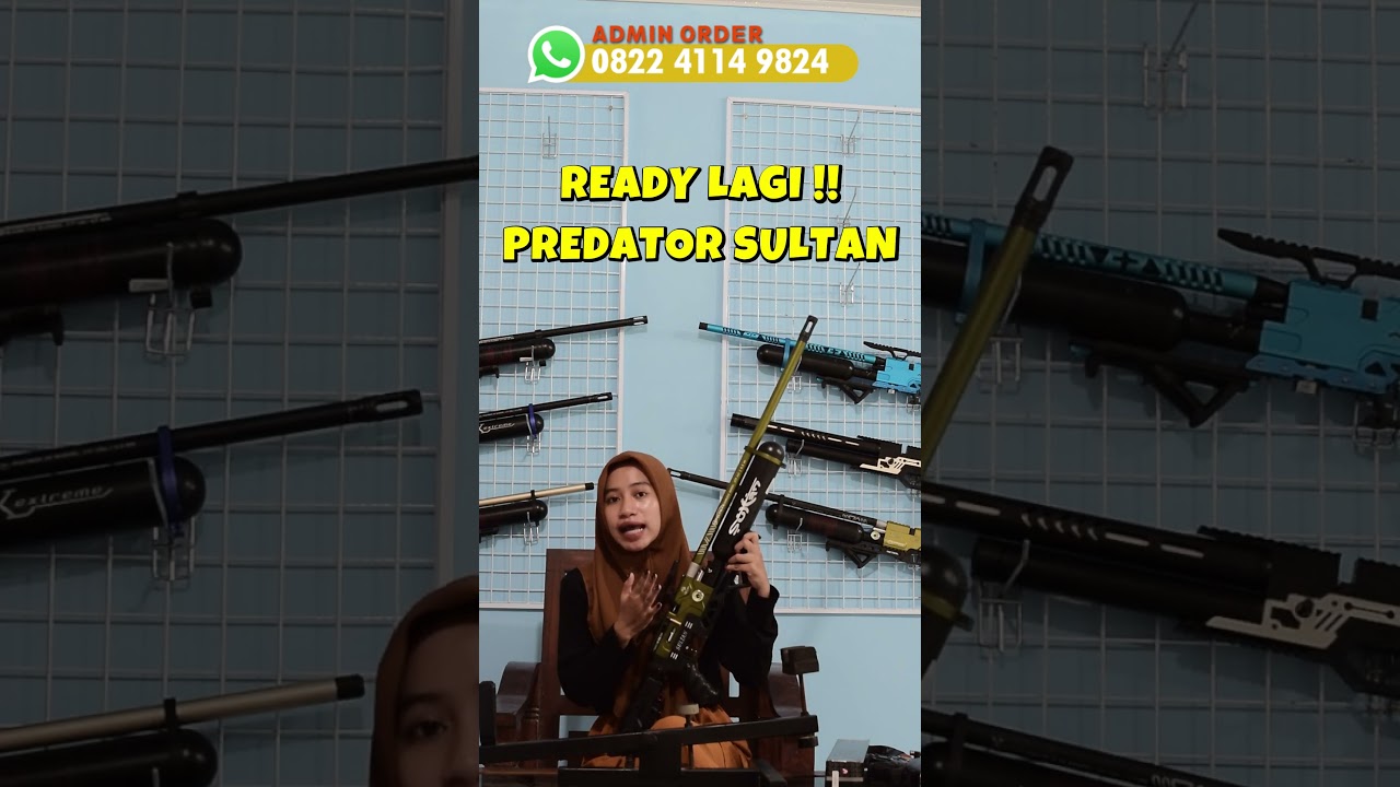 READY SENAPAN ANGIN PCP PREDATOR SULTAN CUMA 4 JUTAN!!! #hargasenapananginpcp  #reviewsenapanangin