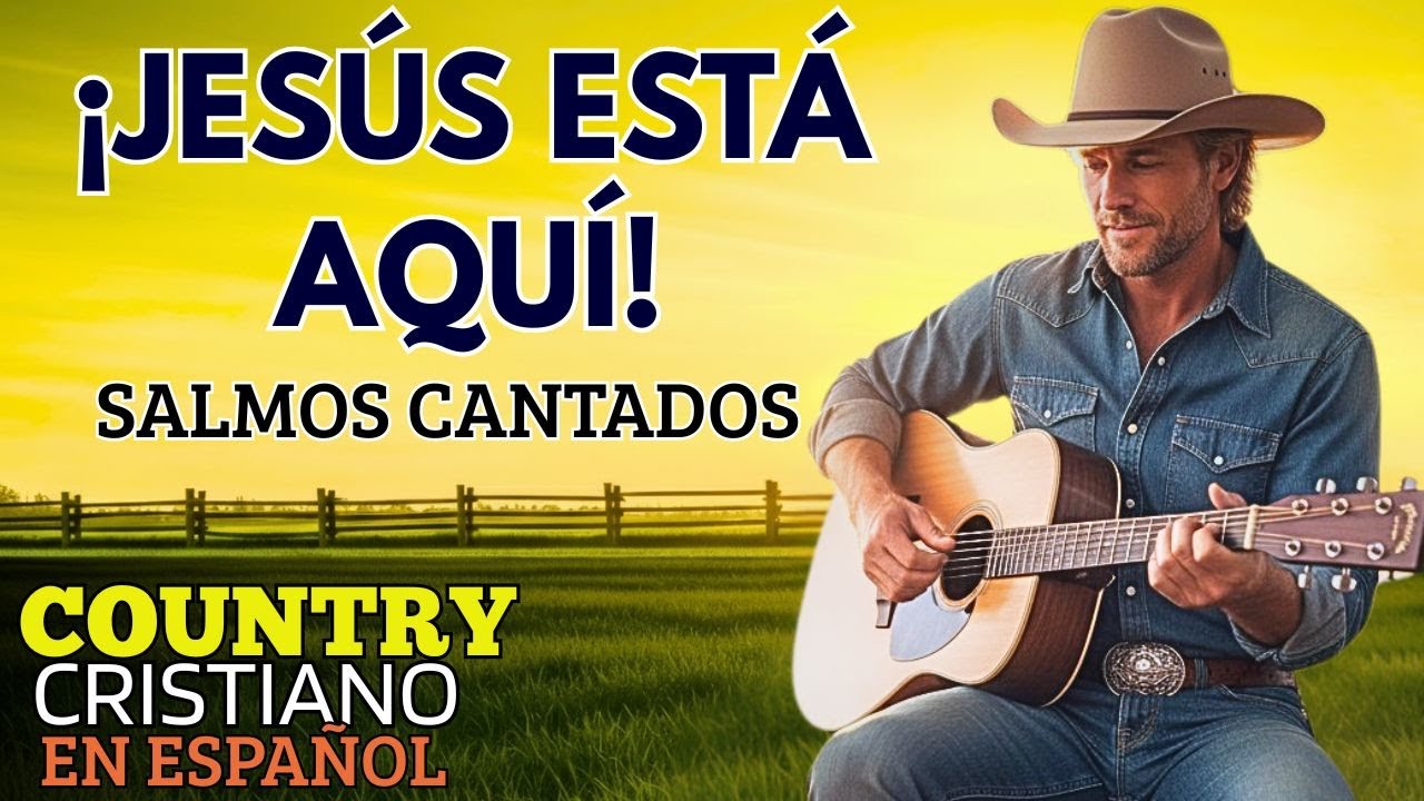 🔥JES&Uacute;S EST&Aacute; AQU&Iacute;! - MUSICA COUNTRY CRISTIANA EM ESPANHOL I Salmos cantados de sanaci&oacute;n y salvaci&oacute;n 💛