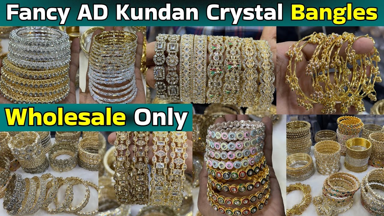 Fancy Crystal Bangles Latest Collection | Cheapest and Best | Artificial Bangles Wholesale Market
