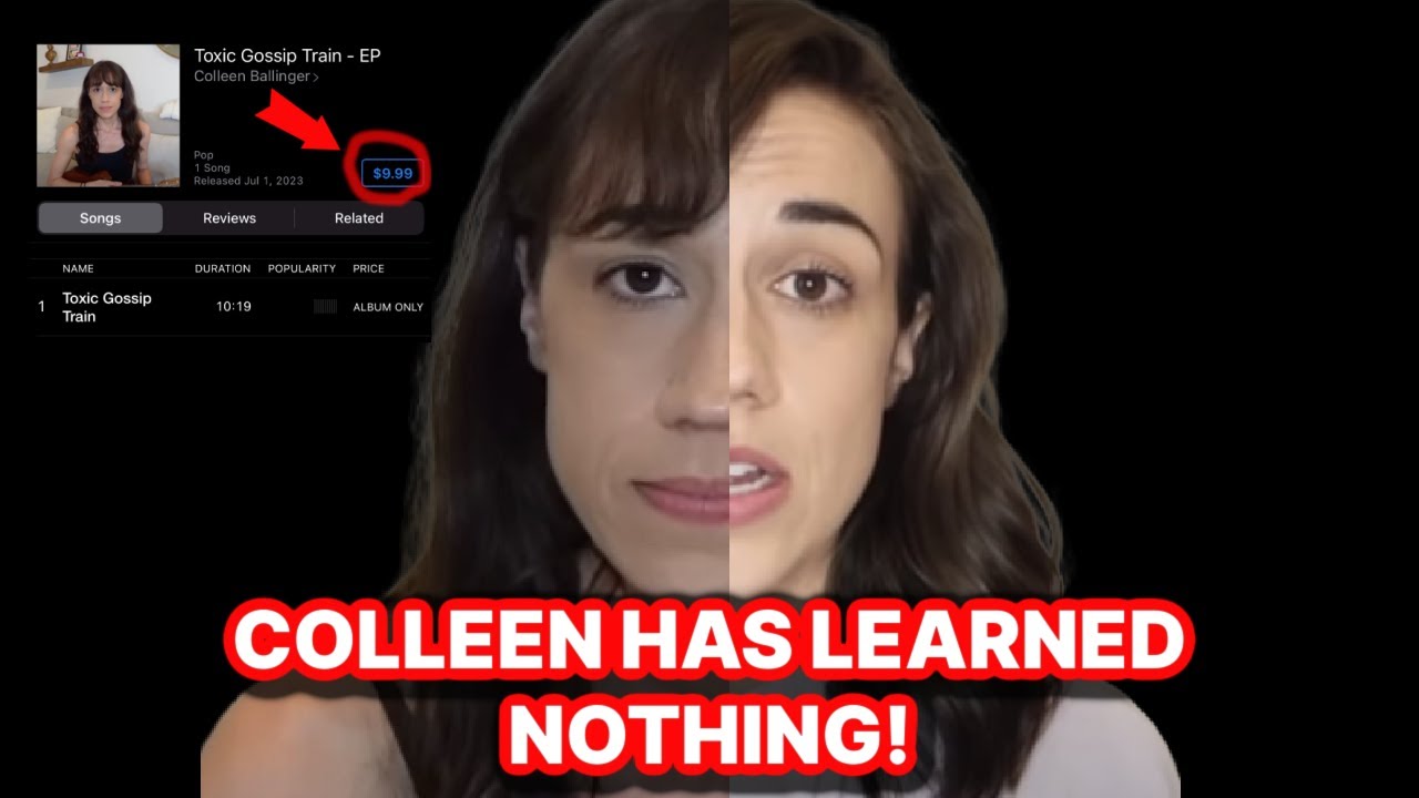 COLLEEN BALLINGER PROVES SHE'S LEARNED NOTHING! WHAT IS SHE HIDING??? COPYRIGHT STRIKES & MORE!