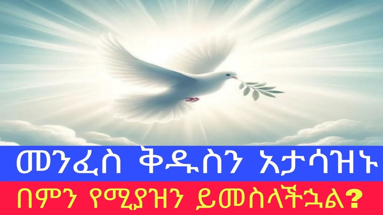 ለቤዛ ቀን የታተማችሁበትን ቅዱሱን የእግዚአብሔርን መንፈስ አታሳዝኑ። (ኤፌ. 4÷30)
