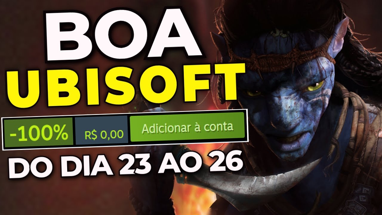 OFICIAL! Ubisoft vai Liberar o jogo AVATAR do dia 23 ao 26 e Novas Promoções Steam!