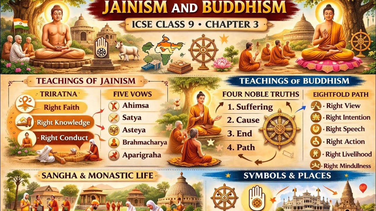 JAINISM AND  BUDDHISM - CHAPTER : 3 HISTORY 