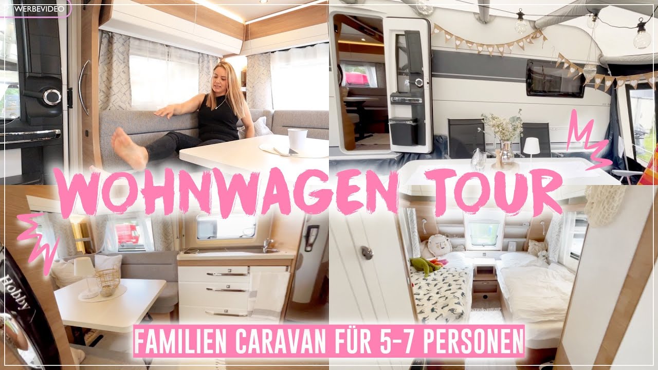 Wohnwagen Tour Hobby UHL 5151 De Luxe • Unser Familien Caravan für 5 👨‍👩‍👦‍👦 • Maria Castielle