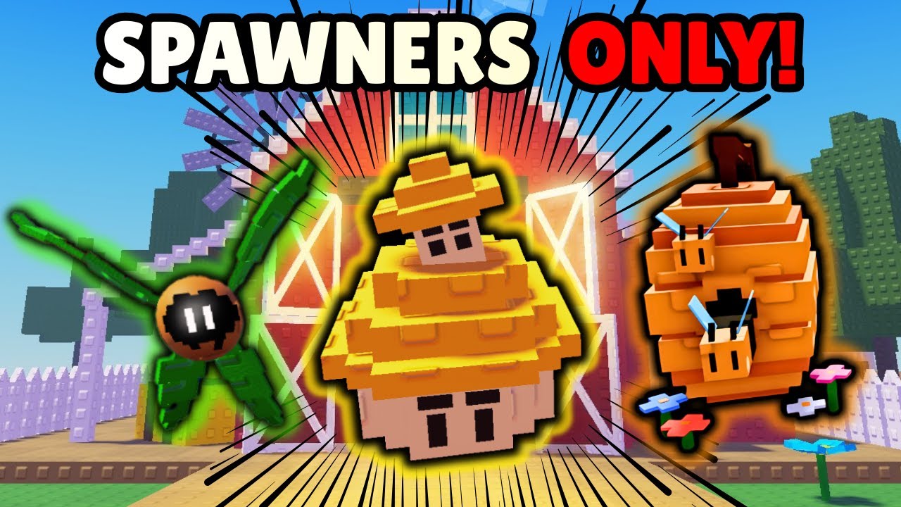 We Made The ULTIMATE SPAWNERS TEAM In Garden Tower Defense!