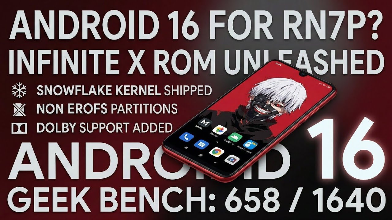 Android 16 QPR2 on Redmi Note 7 Pro! 🤯 Infinity X ROM Full Review ⚡